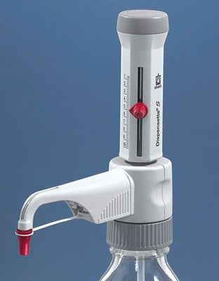 1-10 mL BrandTech 4600340 Dispensette S Digital Bottletop Dispenser with Standard Valve 
