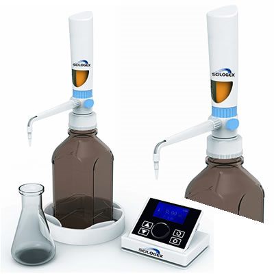SCILOGEX iFlow Electronic Motorized Digital Bottletop Dispensers from Scilogex, LLC.